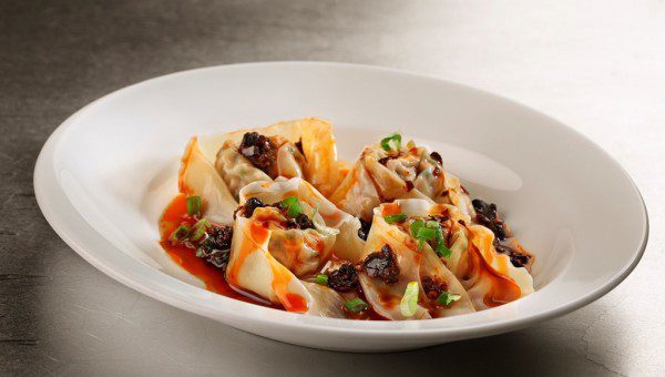 Meat Dumplings with Chilli Oil and Vinegar at Noodles