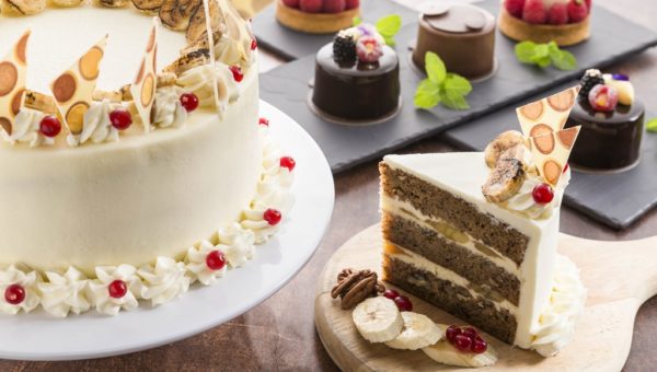 Banana Cream Cheese Cake
