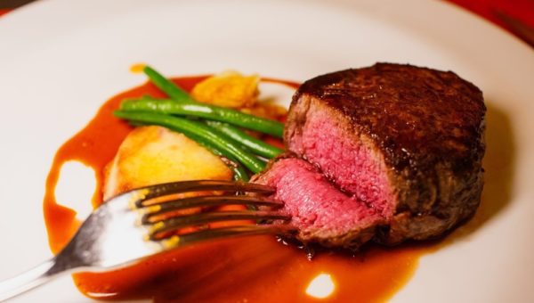 Grilled Beef Tenderloin in Marsala Wine Sauce and Roasted Potato