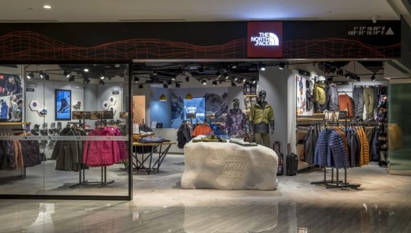 The North Face Outdoor Training Station is a first-of-its-kind outdoor retail facility