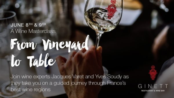 Vineyard to Table Masterclass