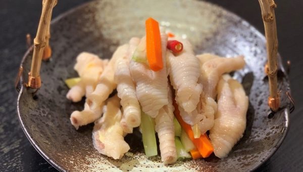 Chicken Feet with Pickled Peppers