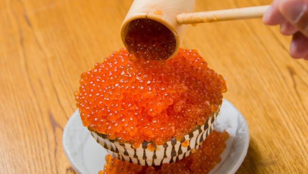 Bursting Salmon Roe Rice Ball