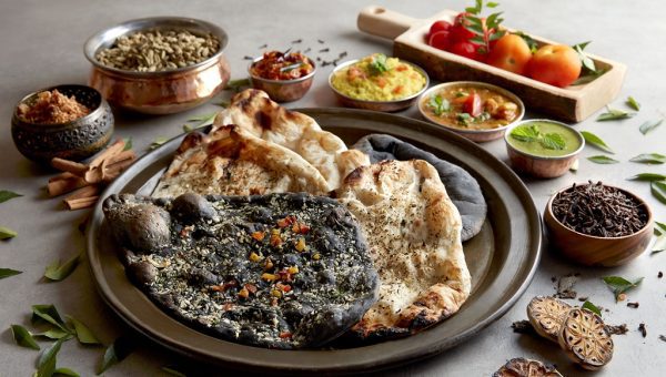 Squid Ink Naan