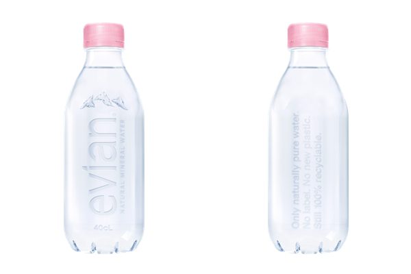 Evian introduces label-free, fully-recyclable water bottle - FoodBev Media