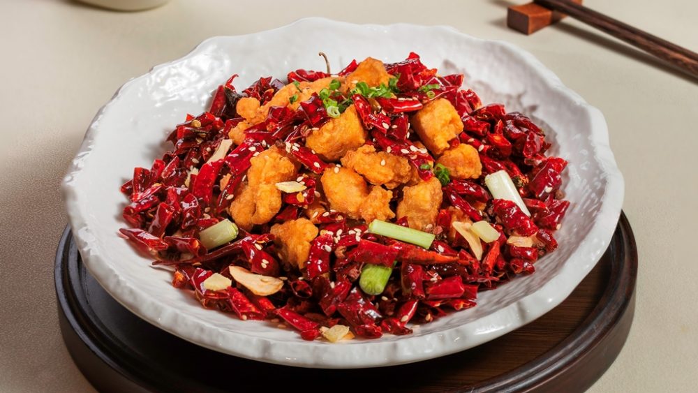 “Chong Qing” Diced Chicken with Dried Chilli