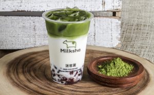 Azuki Matcha Milk