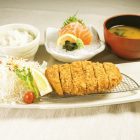 Canada Sangenton Tonkatsu & Salmon Sashimi Set